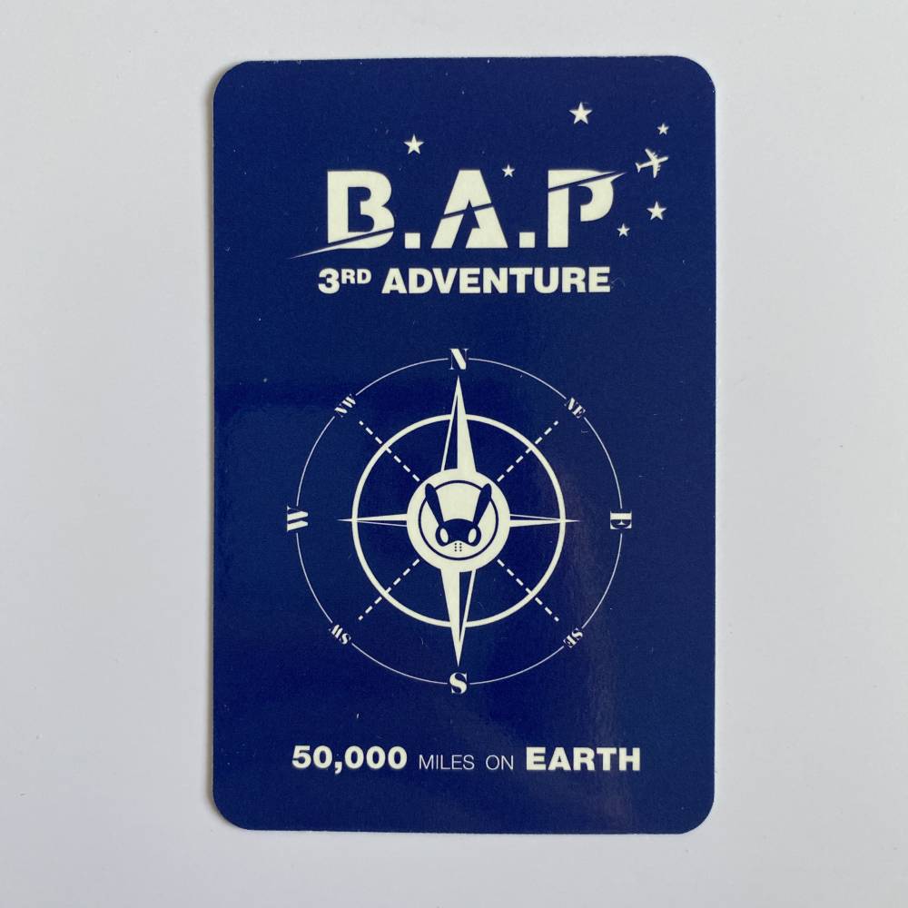 B A P 3RD ADVENTURE 50 000 MILES ON EARTH PHOTOBOOK POSTCARD SET 